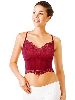 Bencailor 6 Pack Fairy Grunge Y2K Tops, Lace Patchwork Crop